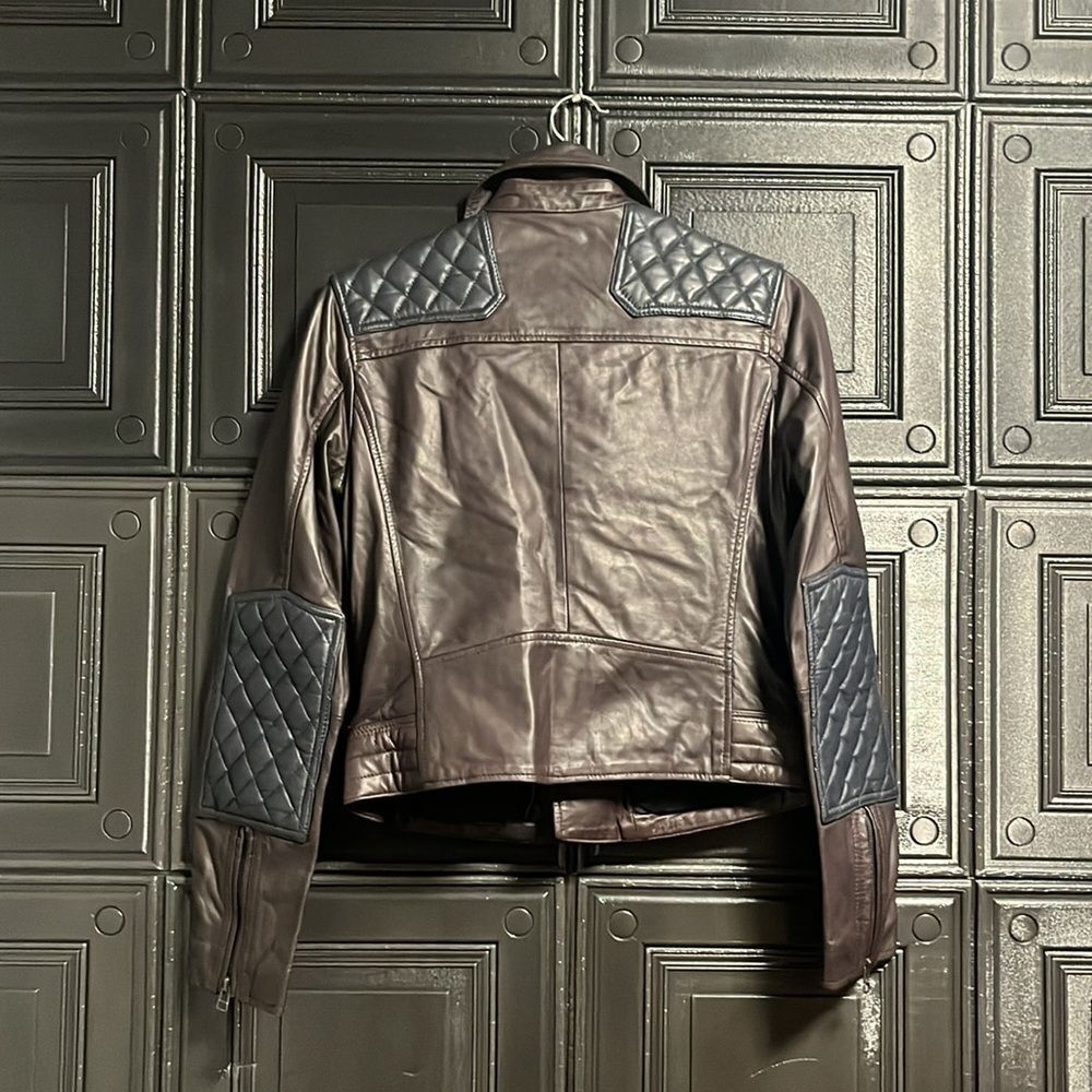 French Connection leather jacket - Picture 2 of 6